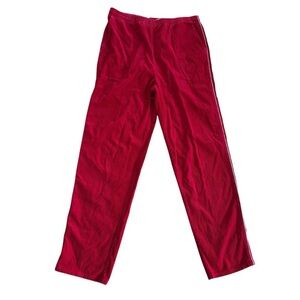 Vintage Andrew St. John Red Corduroy Pants Straight Cotton Retro Y2K M